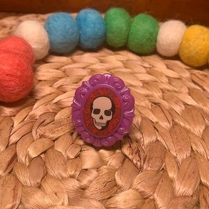 Tarina Tarantino Skull Lip Gloss Ring